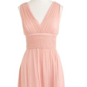 NWT-2-J.Crew Wedding Bridesmaid Ava dress in silk chiffon - MISTY ROSE